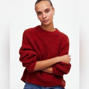 Madewell Cotton-Blend Ribbed Sweater